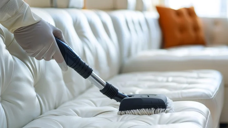 Remoção de manchas de sofá